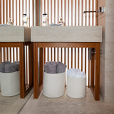 2-Pack Off-White Planter Basket