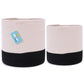 2-Pack Planter Basket - White & Black