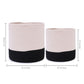 2-Pack Planter Basket - White & Black