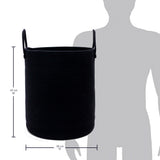Cotton Rope Storage Basket - Full Black - Tall