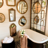 The Benjamin - Decorative Storage Baskets with Real Leather Handles