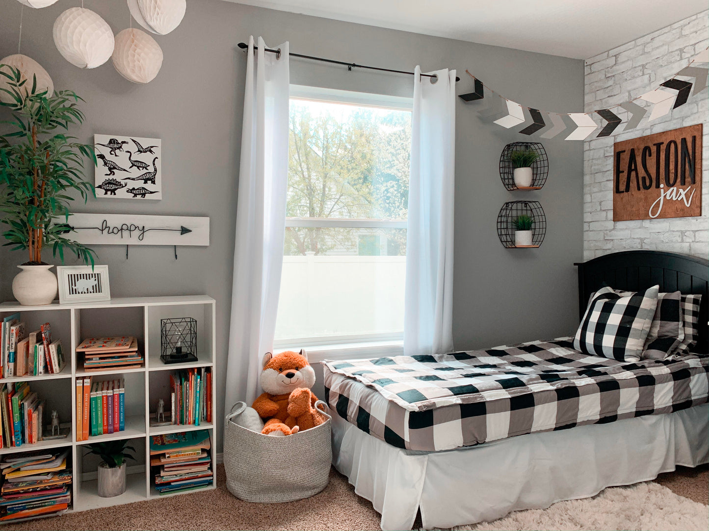 Cotton Rope Storage Basket - Full Mixed Gray - Wide