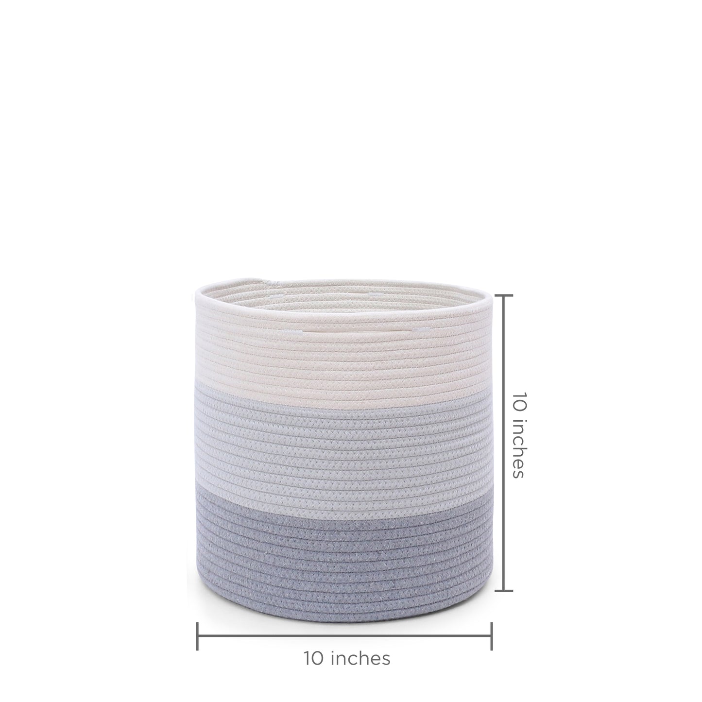 2-Pack Toned Gray Planter Basket