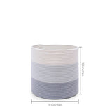 2-Pack Toned Gray Planter Basket