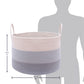 Cotton Rope Storage Basket - 3-Tone Gray - Wide