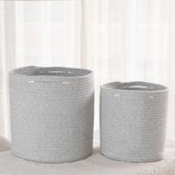 2-Pack Mixed Gray Planter Basket