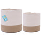 2-Pack Planter Basket - Honey & Off-White