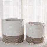 2-Pack Planter Basket - Honey & Off-White
