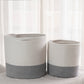 2-Pack Planter Basket - White & Gray
