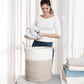 Cotton Rope Storage Basket - Brown & Off-White - Tall