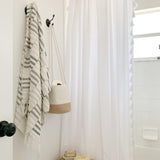 Cotton Rope Hanging Planter Basket - Set of 2 - Honey & Off-White